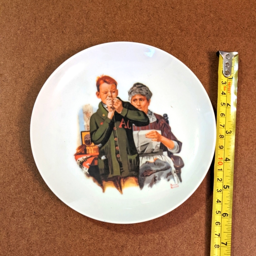 Norman Rockwell China Plate Decor